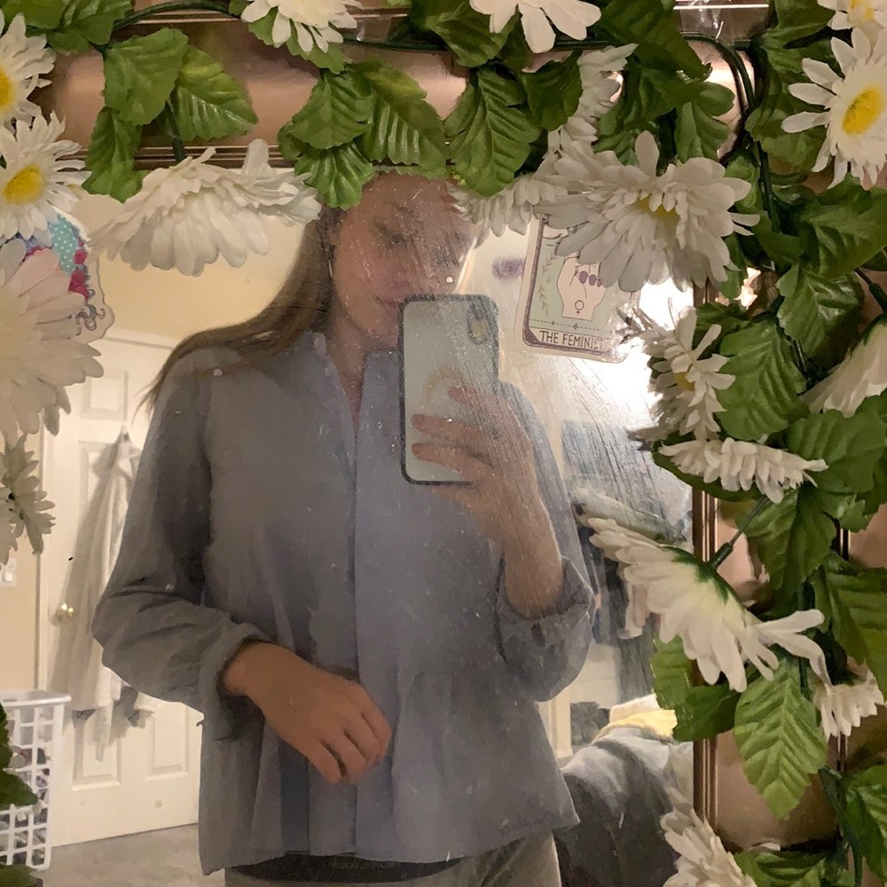 button up blouse